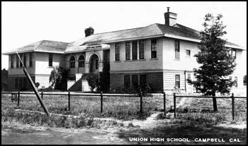 Original Campbell Union High School building